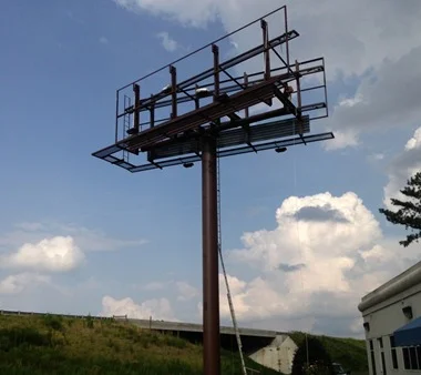 Static-to-digital billboard conversion by Scotty Outdoor field crew